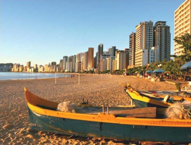 Férias incríveis vista mar Balneário Camboriú Exterior foto