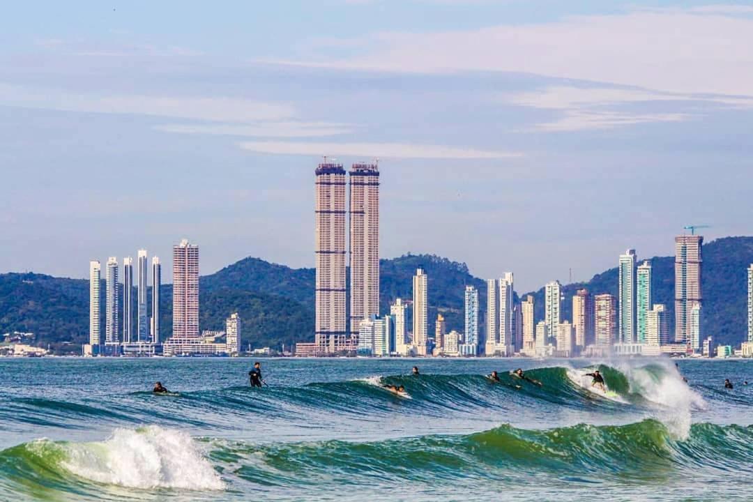 Férias incríveis vista mar Balneário Camboriú Exterior foto